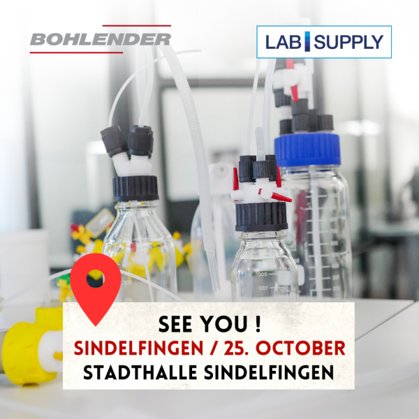 Besuchen Sie uns am 25.10.2023 auf der LAB-SUPPLY in Sindelfingen !